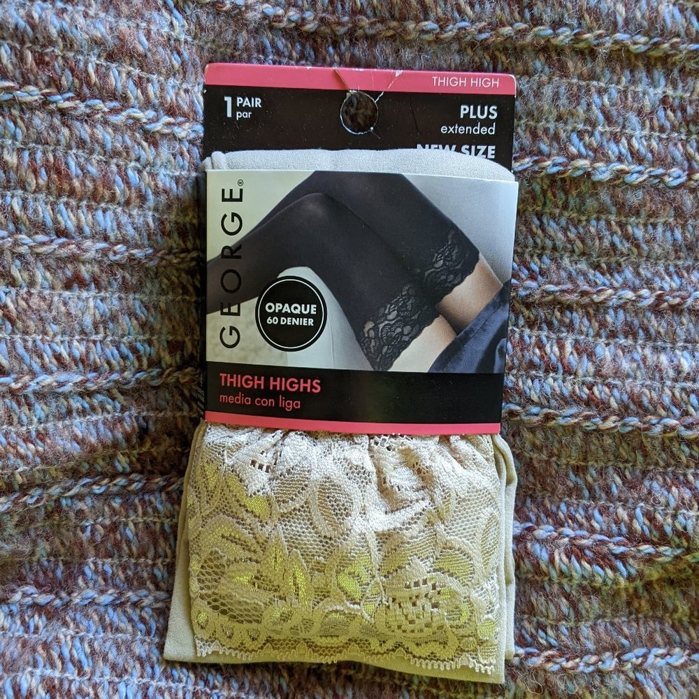 🧨🧨George Thigh Highs Opaque 60 Denier New in package